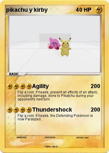 Pokemon pikachu y kirby