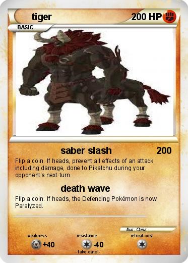Pokemon tiger