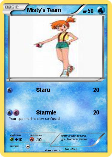 Pokemon Misty's Team
