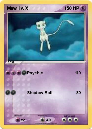 Pokemon Mew  lv. X