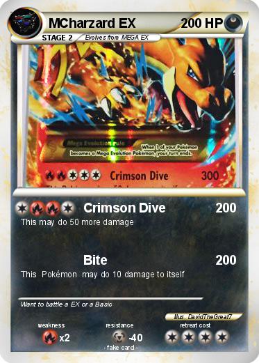 Pokemon MCharzard EX