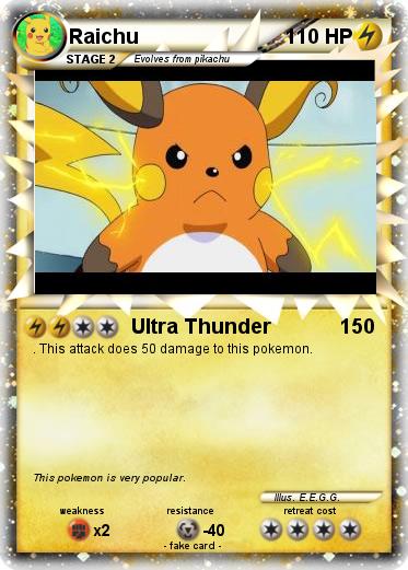 Pokemon Raichu