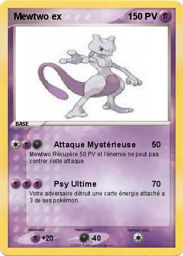 Pokemon Mewtwo ex