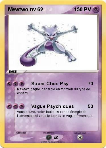 Pokemon Mewtwo nv 62