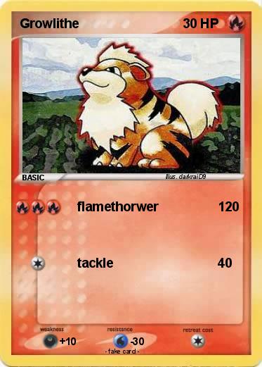 Pokemon Growlithe