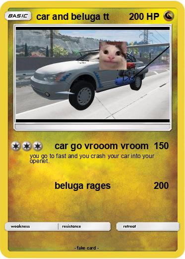 Pokemon car and beluga tt