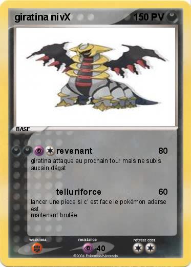 Pokemon giratina nivX
