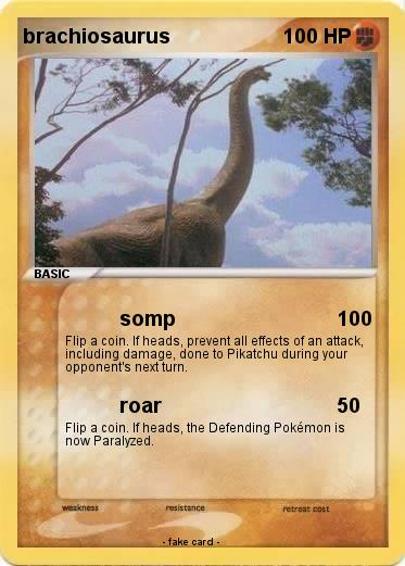 Pokemon brachiosaurus