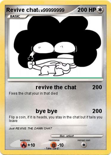 Pokemon Revive chat