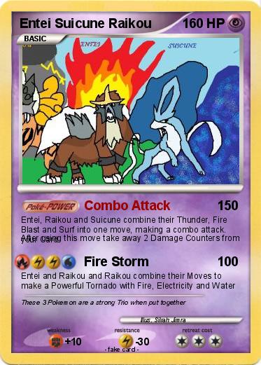 Pokemon Entei Suicune Raikou