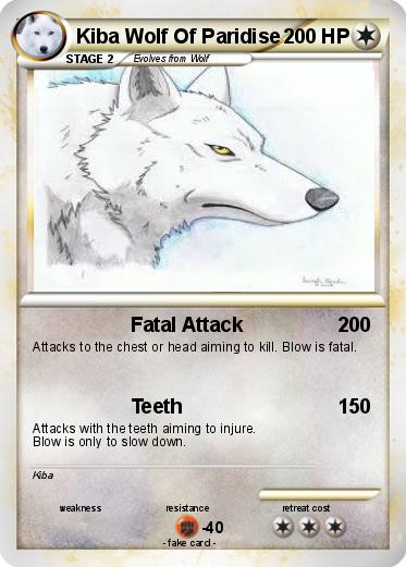 Pokemon Kiba Wolf Of Paridise