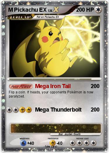 Pokemon M Pickachu EX