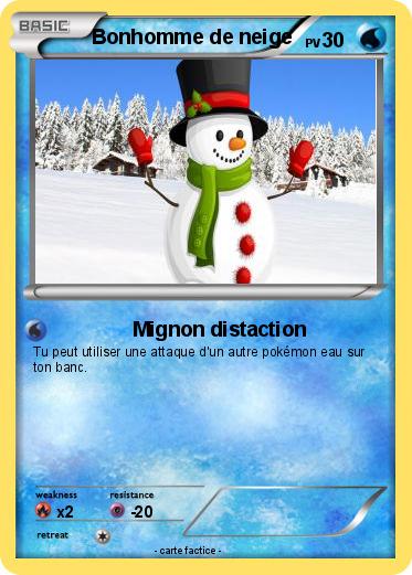 Pokemon Bonhomme de neige