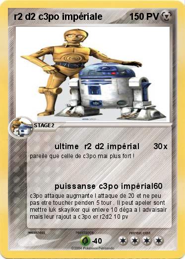 Pokemon r2 d2 c3po impériale