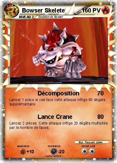 Pokemon Bowser Skelete