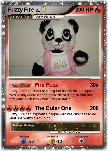Pokemon Fuzzy Fire