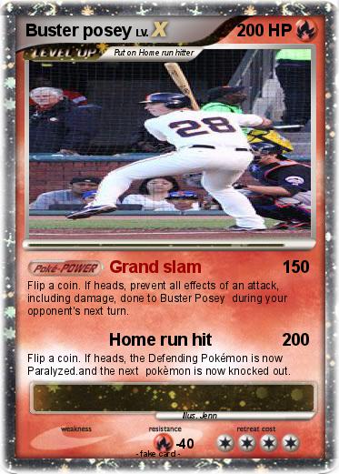 Pokemon Buster posey