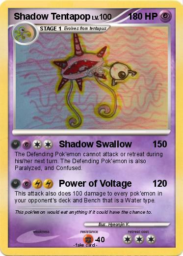 Pokemon Shadow Tentapop