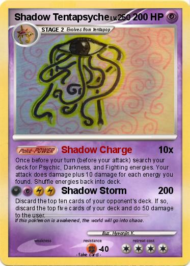 Pokemon Shadow Tentapsyche