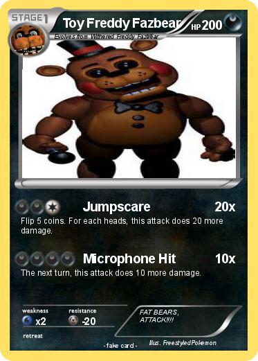 Pokemon Toy Freddy Fazbear