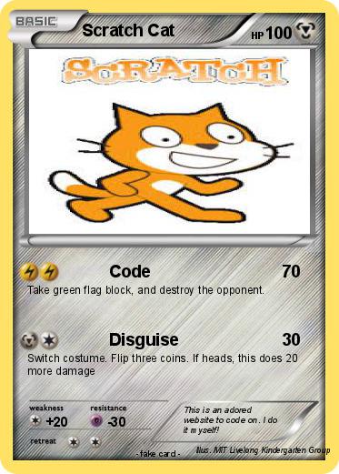 Pokemon Scratch Cat