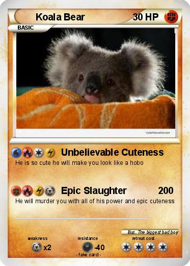 Pokemon Koala Bear