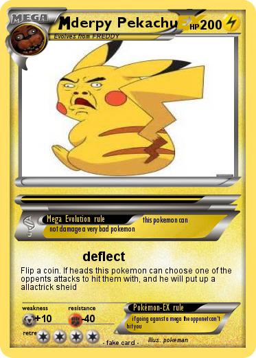 Pokemon derpy Pekachu