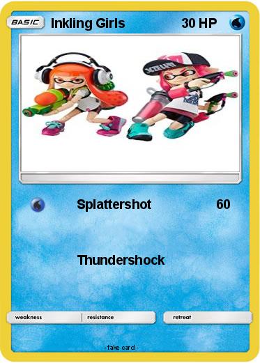 Pokemon Inkling Girls