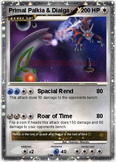 Pokemon Primal Palkia & Dialga