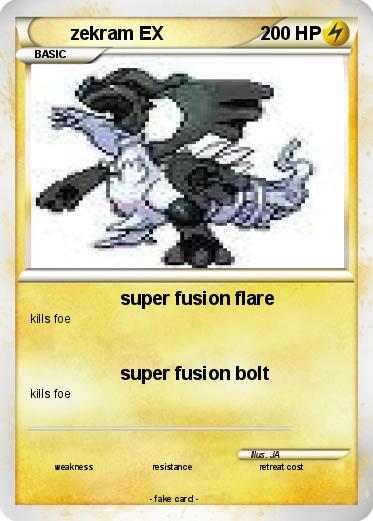 Pokemon zekram EX