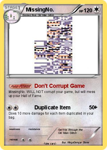 Pokemon MissingNo.