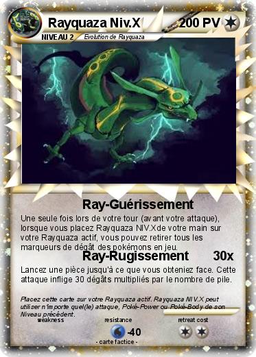 Pokemon Rayquaza Niv.X