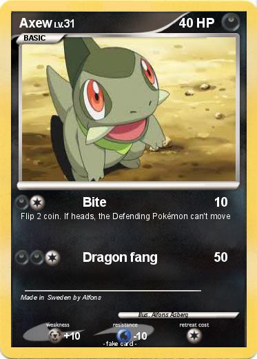 Pokemon Axew