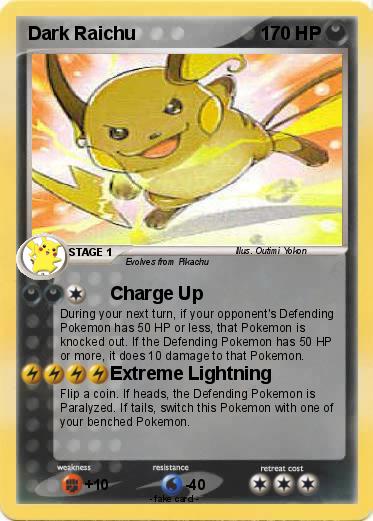 Pokemon Dark Raichu