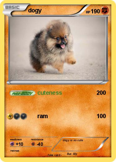 Pokemon dogy