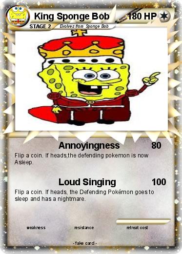 Pokemon King Sponge Bob