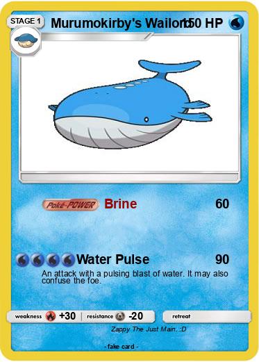 Pokemon Murumokirby's Wailord