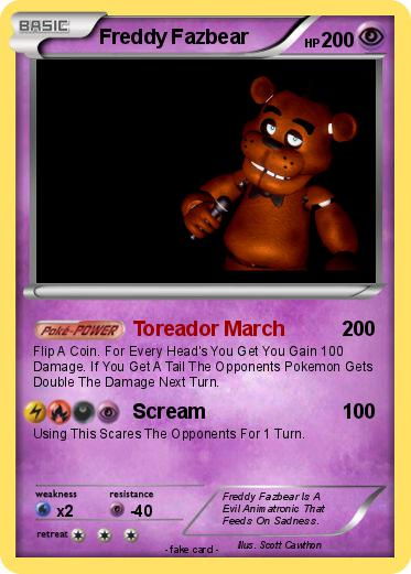 Pokemon Freddy Fazbear