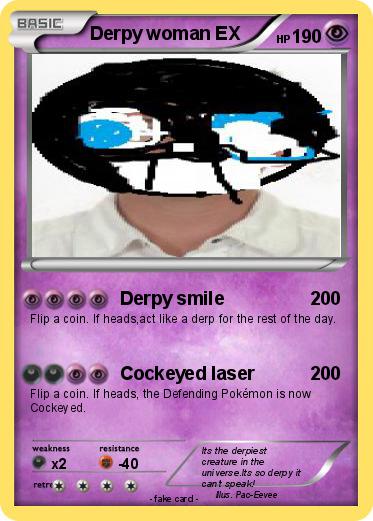 Pokemon Derpy woman EX