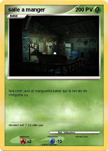 Pokemon salle a manger