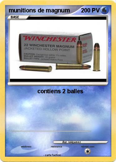 Pokemon munitions de magnum