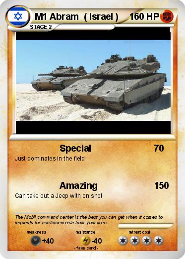 Pokemon M1 Abram  ( Israel )