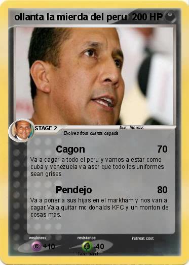 Pokemon ollanta la mierda del peru