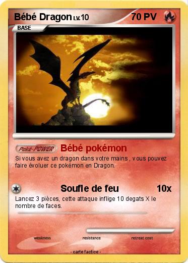 Pokemon Bébé Dragon