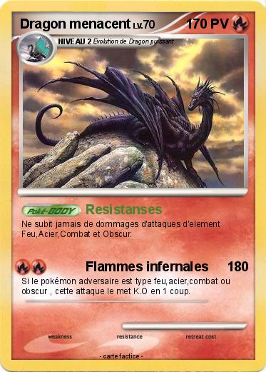 Pokemon Dragon menacent