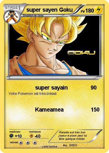 Pokemon super sayen Goku