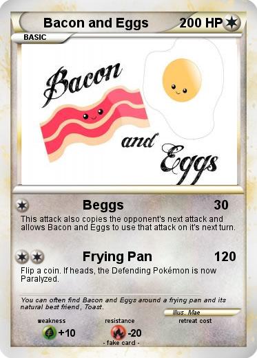 Pokemon Bacon and Eggs