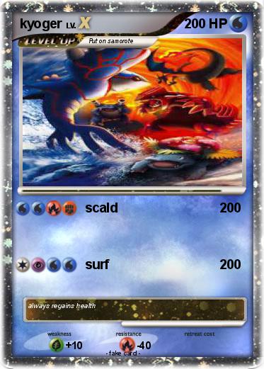 Pokemon kyoger