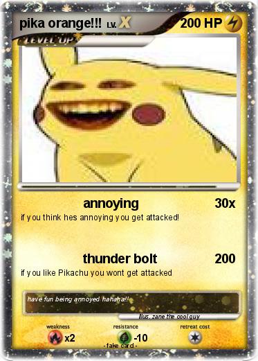 Pokemon pika orange!!!