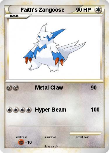 Pokemon Faith's Zangoose